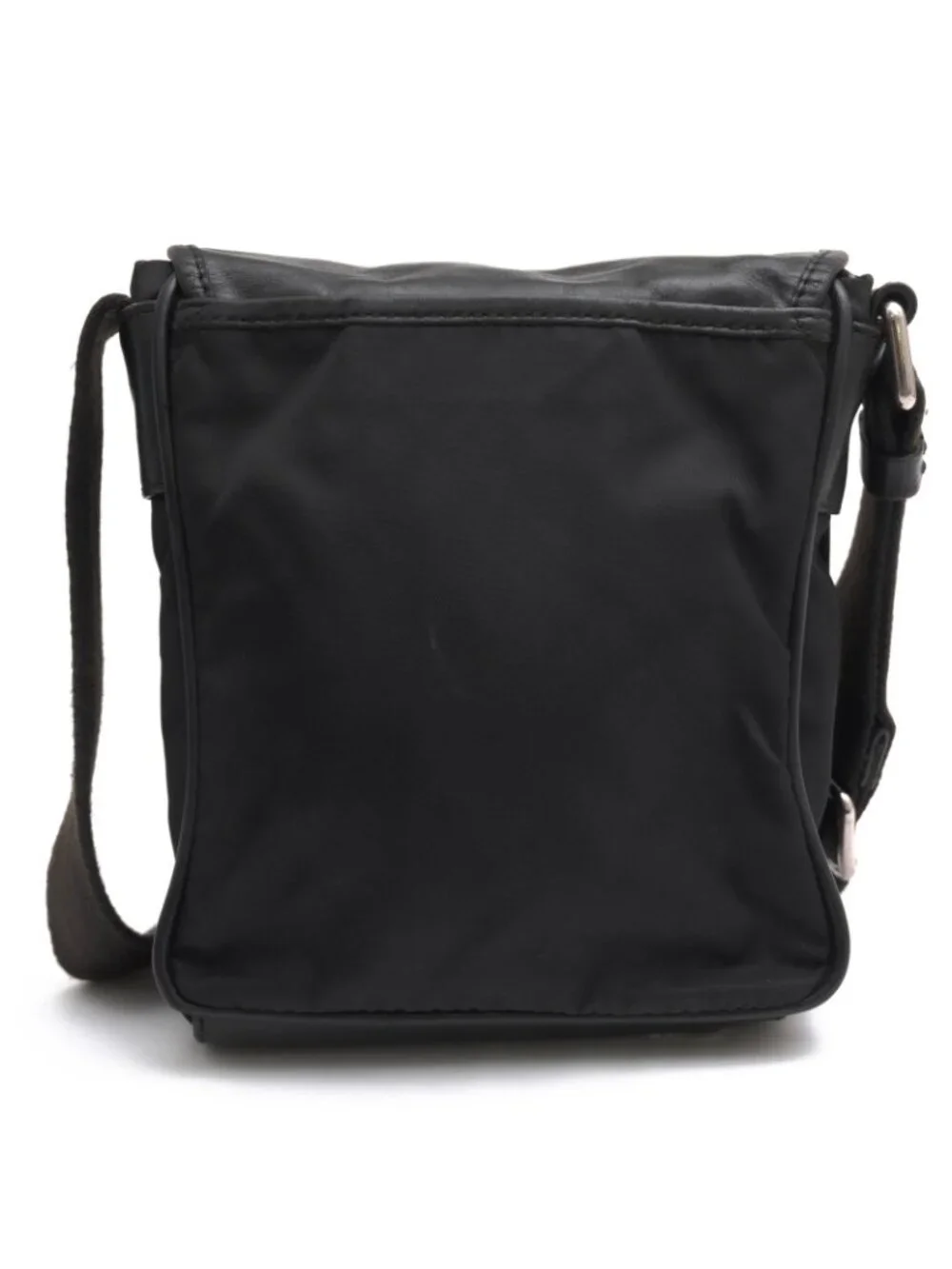 Dolce & Gabbana Shoulder Bag Nylon Leather Black
